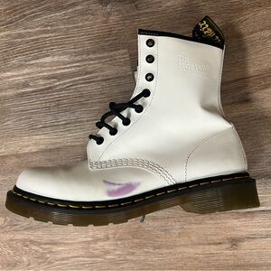 White High Top Dr Martens